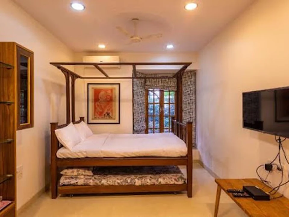 SaffronStays Birdsong - 3BR pet-friendly villa with lawns, treetop terraces, gazebo dining & tennis court