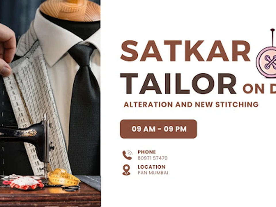 SATKAR'S TAILOR'S ON DOOR | ALTERATION AND NEW STITCHING | BESPOKE SUITS | CORPORATE UNIFORMS | JUHU - MUMBAI