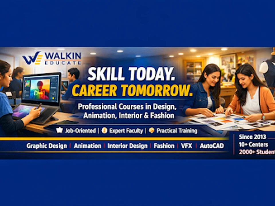 Walkin Educate Mulund | Interior & Graphic Design Course | Fashion Institute in Mulund, Thane, Bhandup, Mumbai