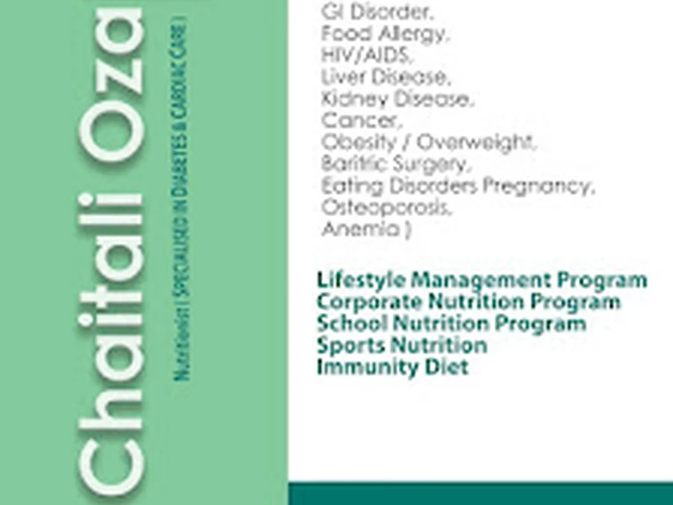 Dietitian Chaitali Oza, Mumbai